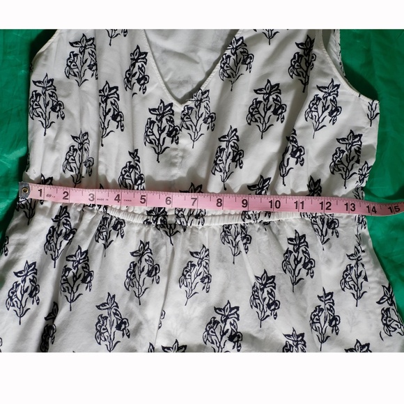 A.L.C. Judd V-Neck Sleeveless Tiered Cotton Dress - Picture 7 of 11